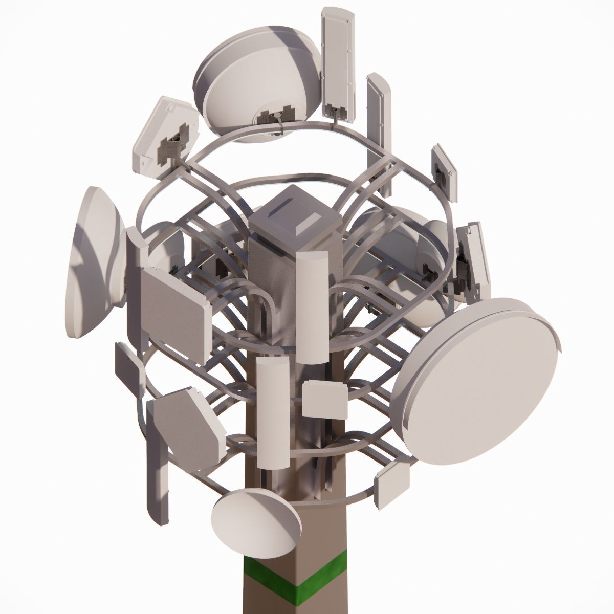 Sci-fi Communication Tower v2 004 3D model_5