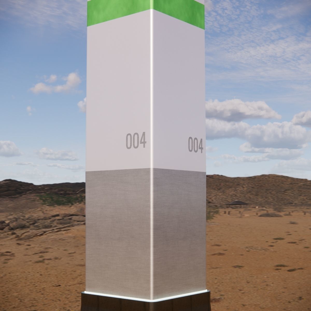 Sci-fi Communication Tower v2 004 3D model_4