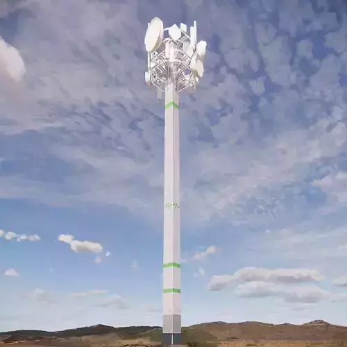 Sci-fi Communication Tower v2 004 3D model
