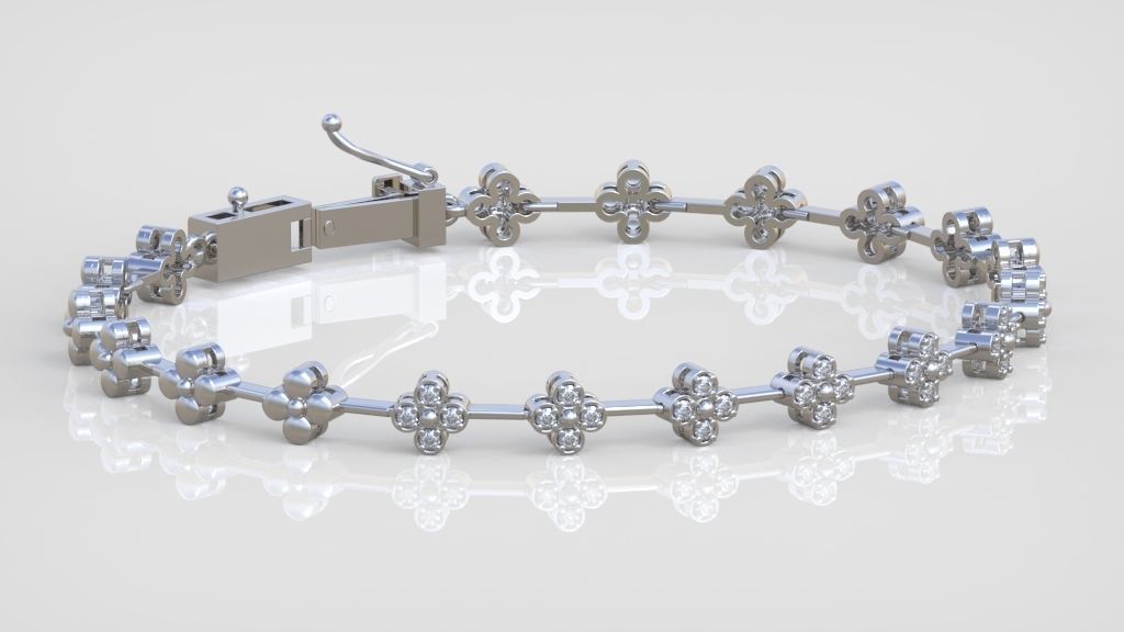 Exclusive Bracelet model 3D printable model 0066-11 3D print model_6