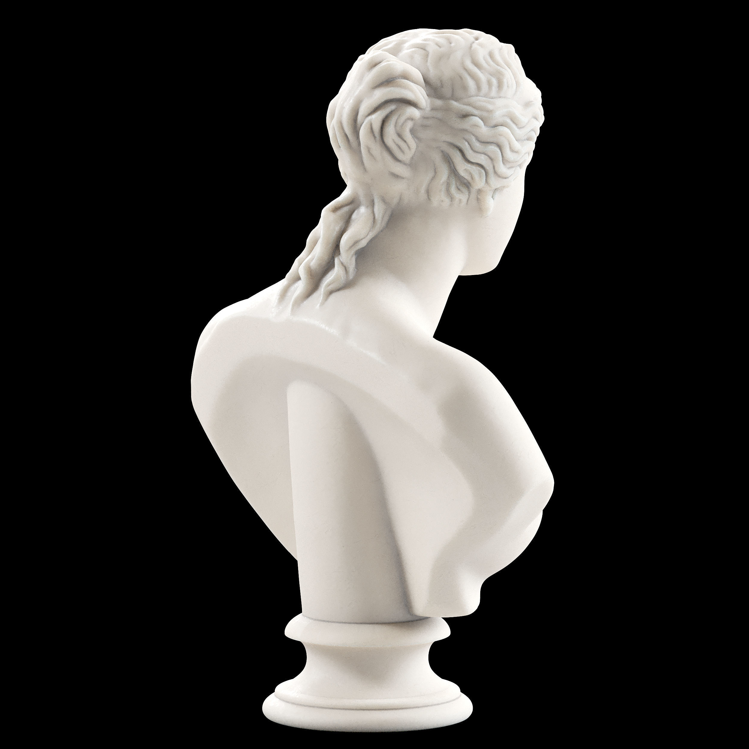 Venus De Milo Bust 3D model_3