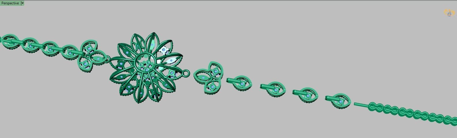 Exclusive Bracelet model 3D printable model 0068 3D print model_16