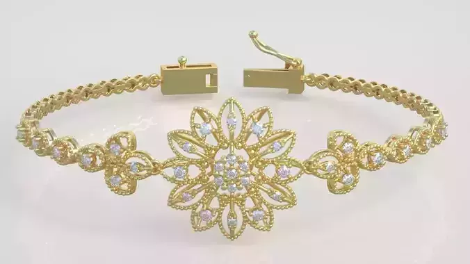 Exclusive Bracelet model 3D printable model 0068 3D print model