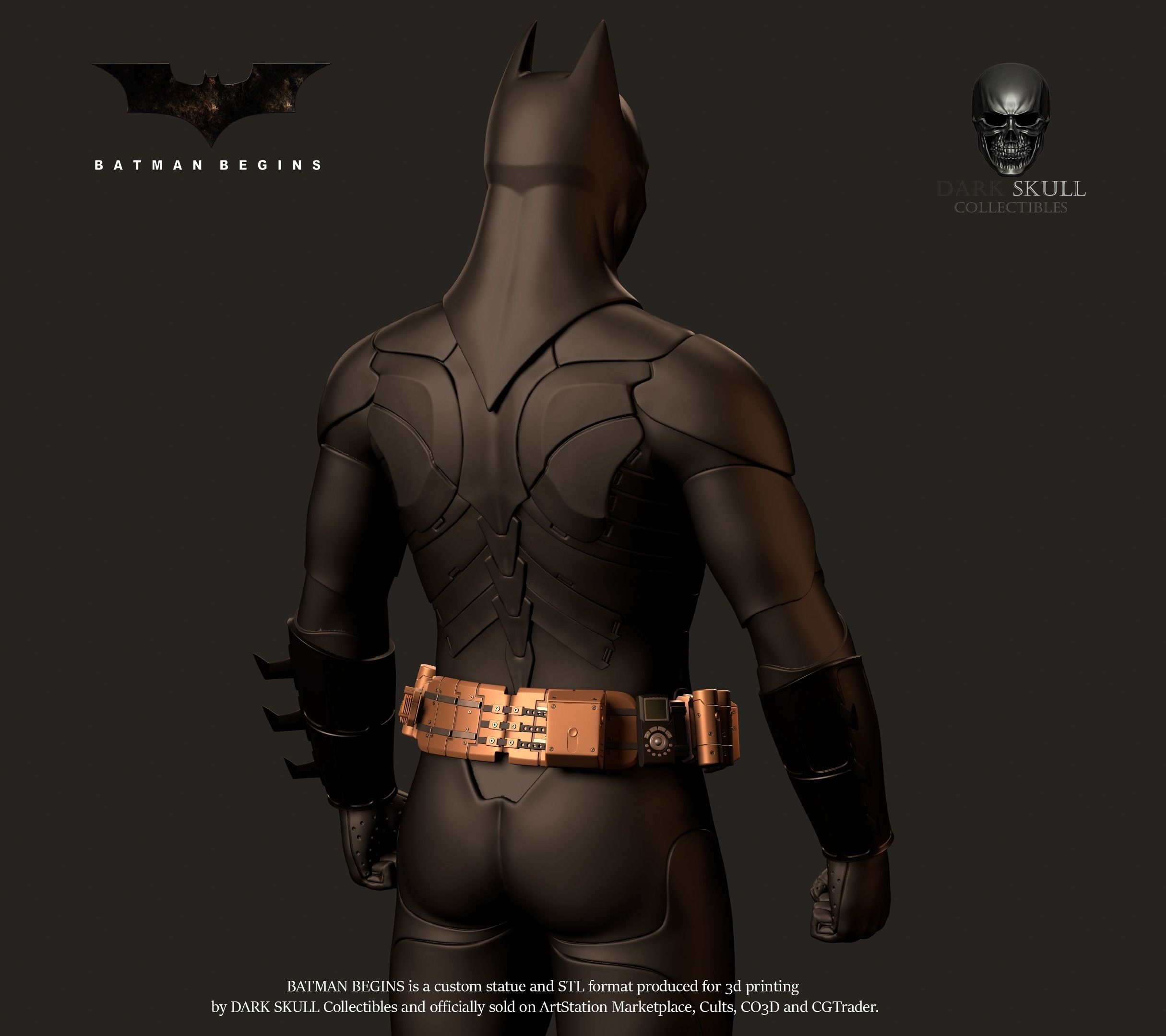 BATMAN BEGINS STL 3D print model_5