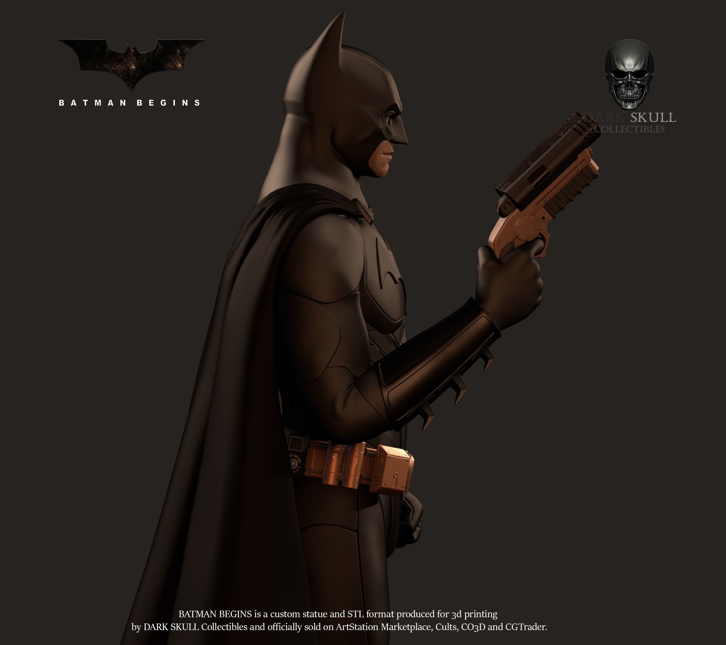 BATMAN BEGINS STL 3D print model_2