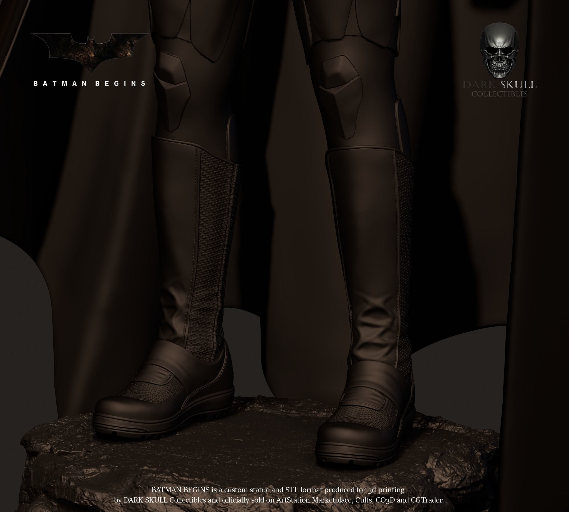 BATMAN BEGINS STL 3D print model_30