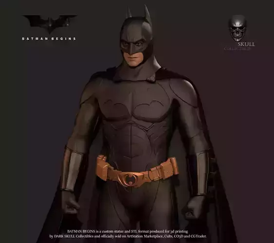 BATMAN BEGINS STL 3D print model