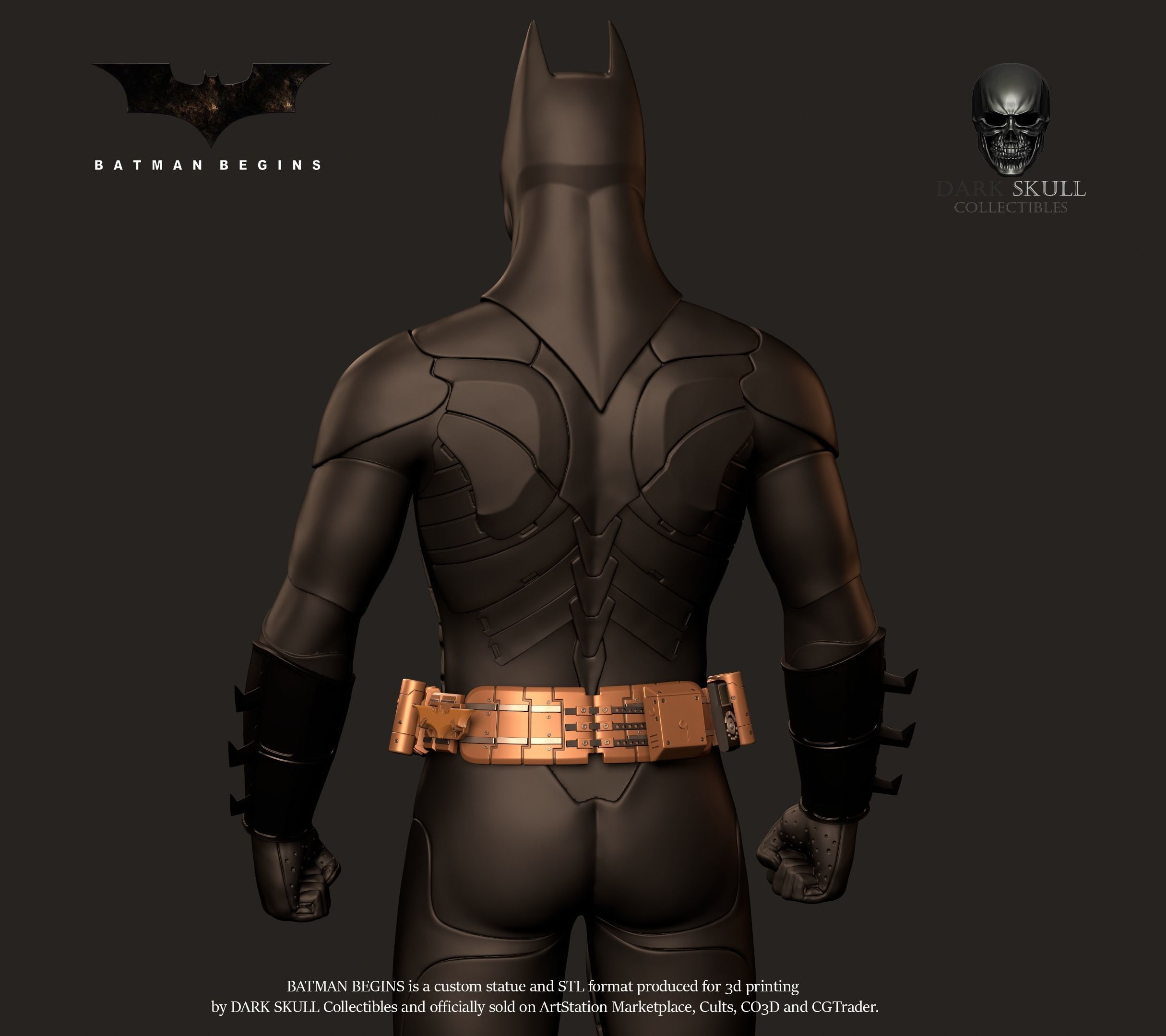 BATMAN BEGINS STL 3D print model_6