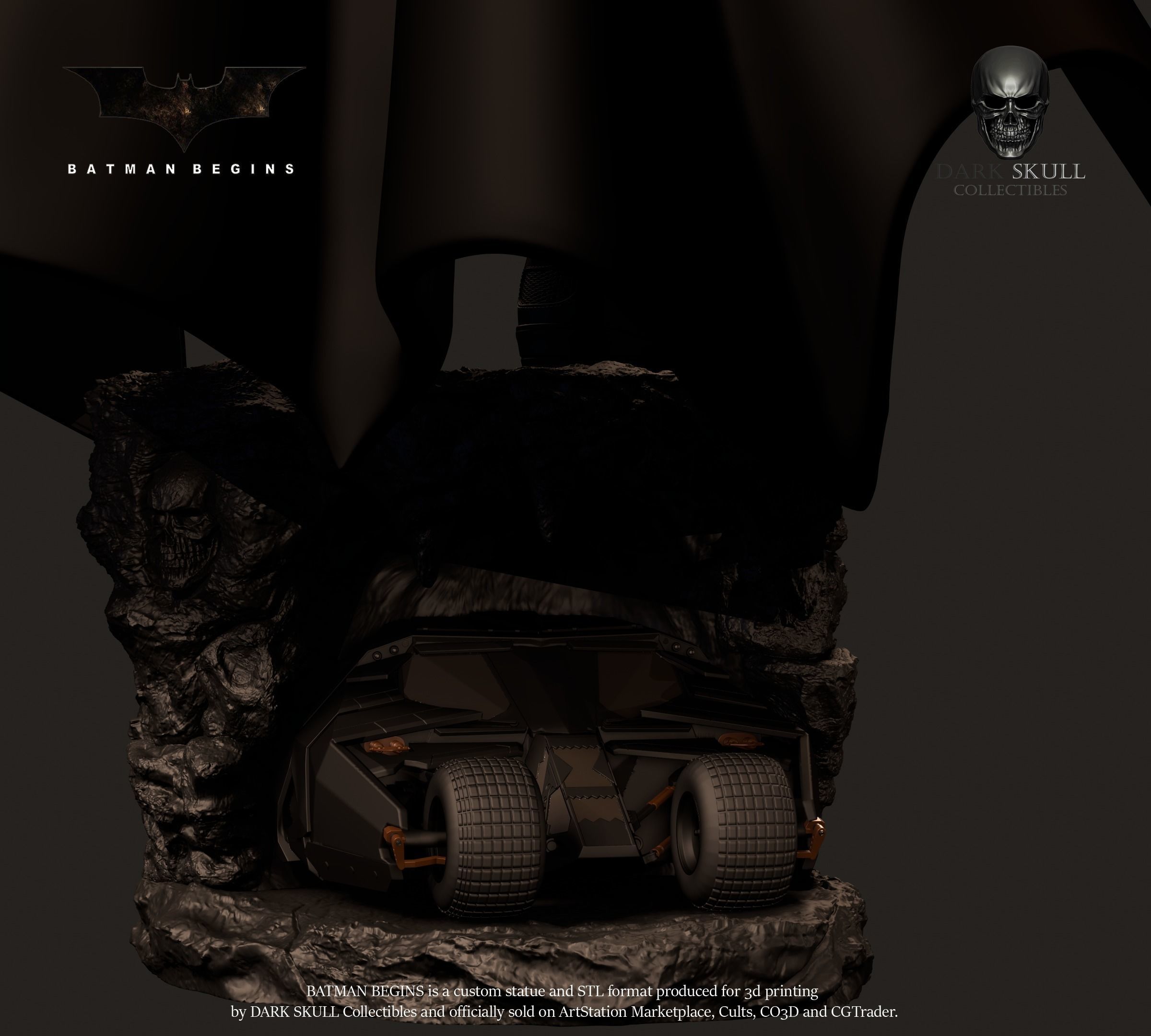 BATMAN BEGINS STL 3D print model_32