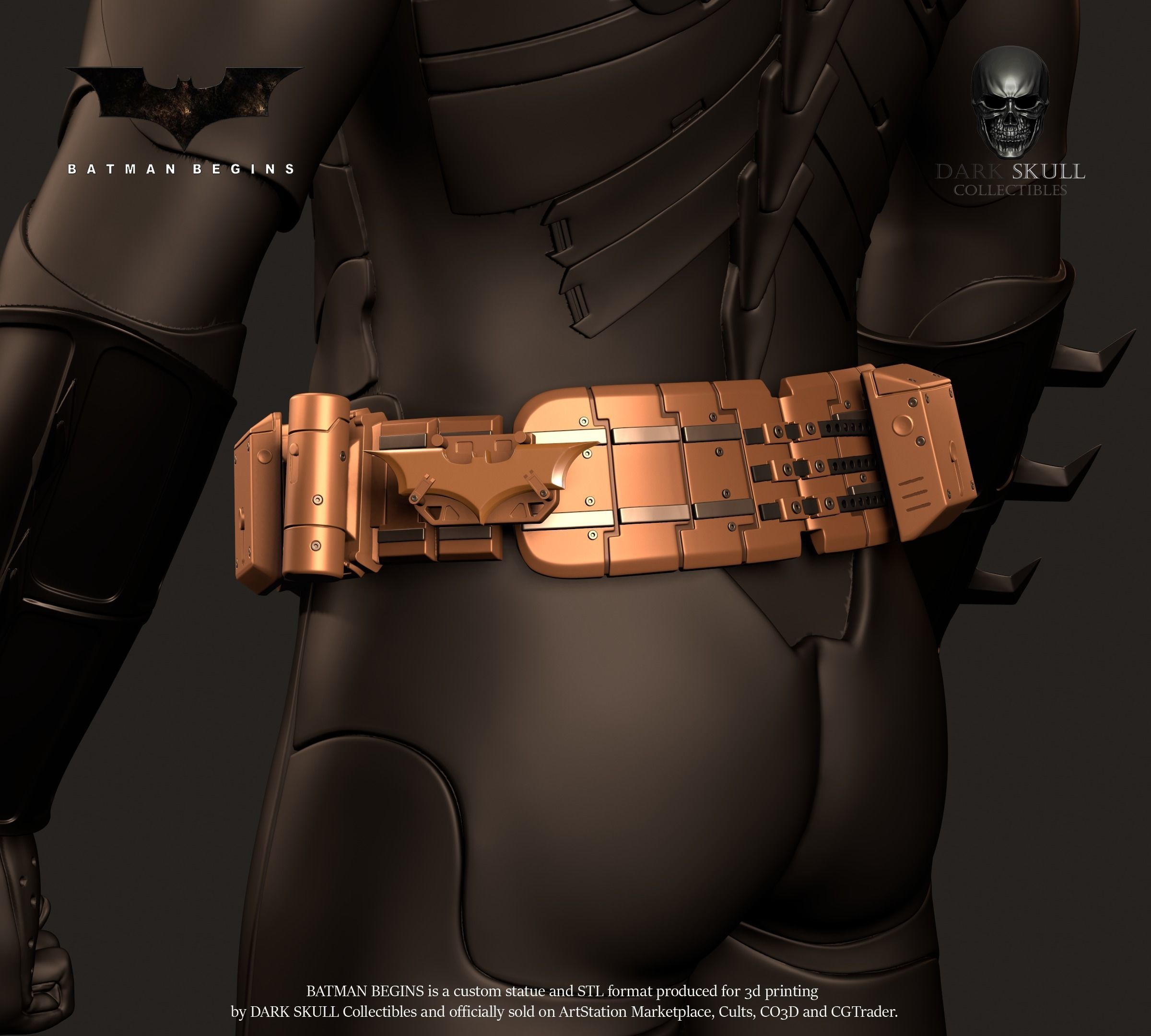 BATMAN BEGINS STL 3D print model_28