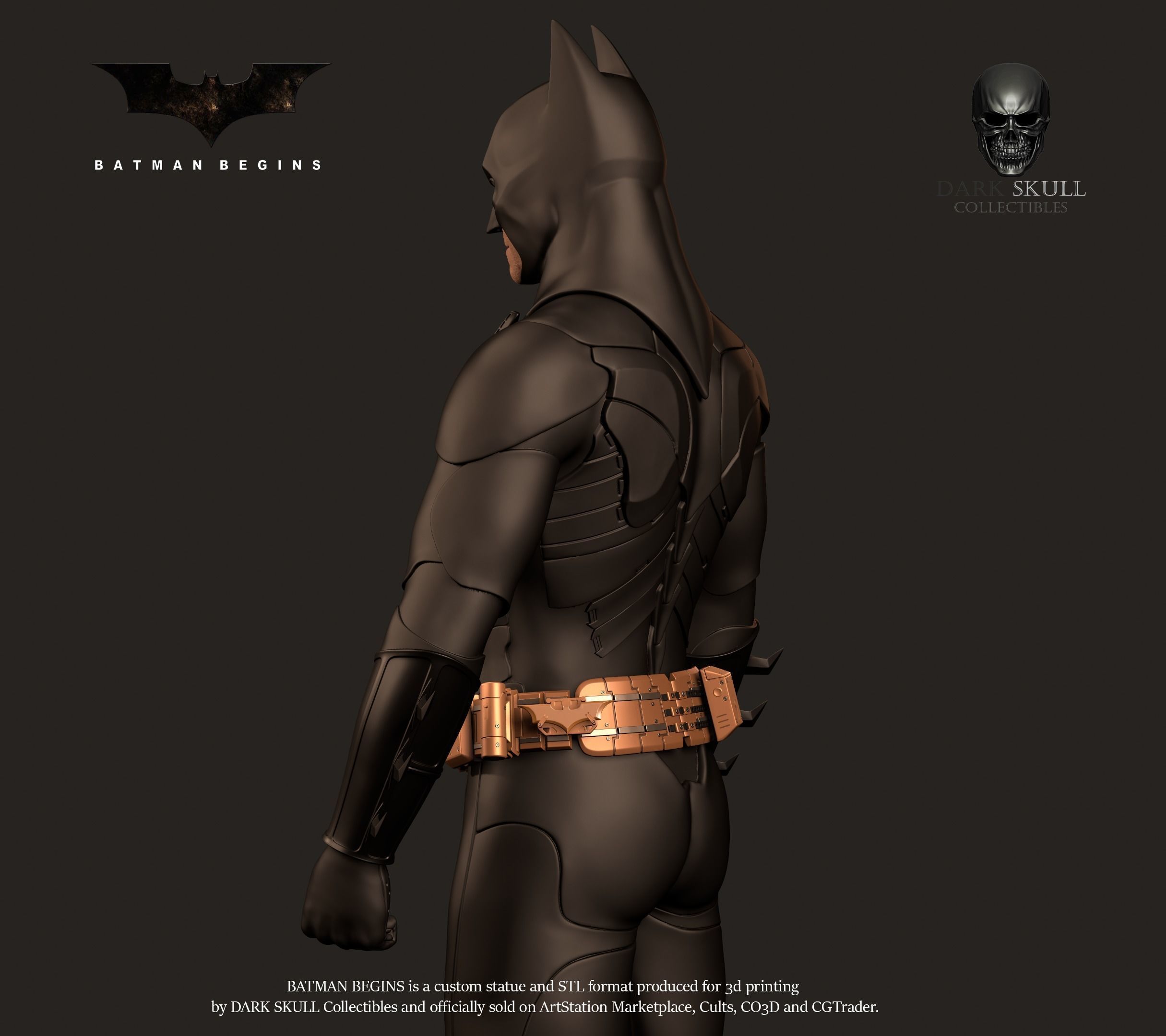 BATMAN BEGINS STL 3D print model_7