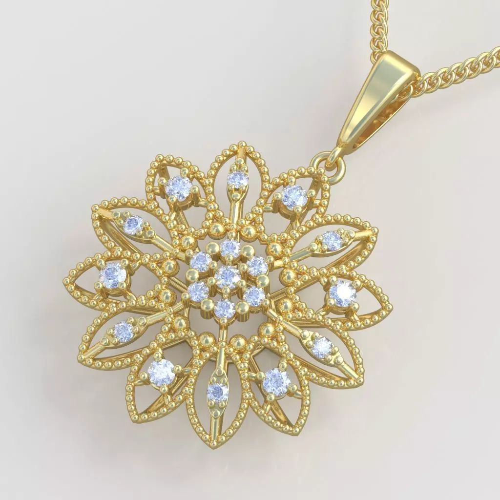 Pendant Model 3D 0204 printable model-11 3D print model_0