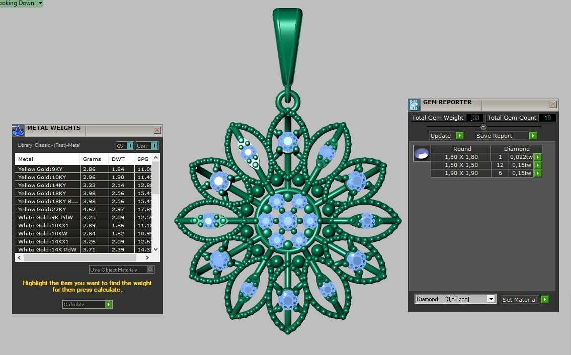 Pendant Model 3D 0204 printable model-11 3D print model_11