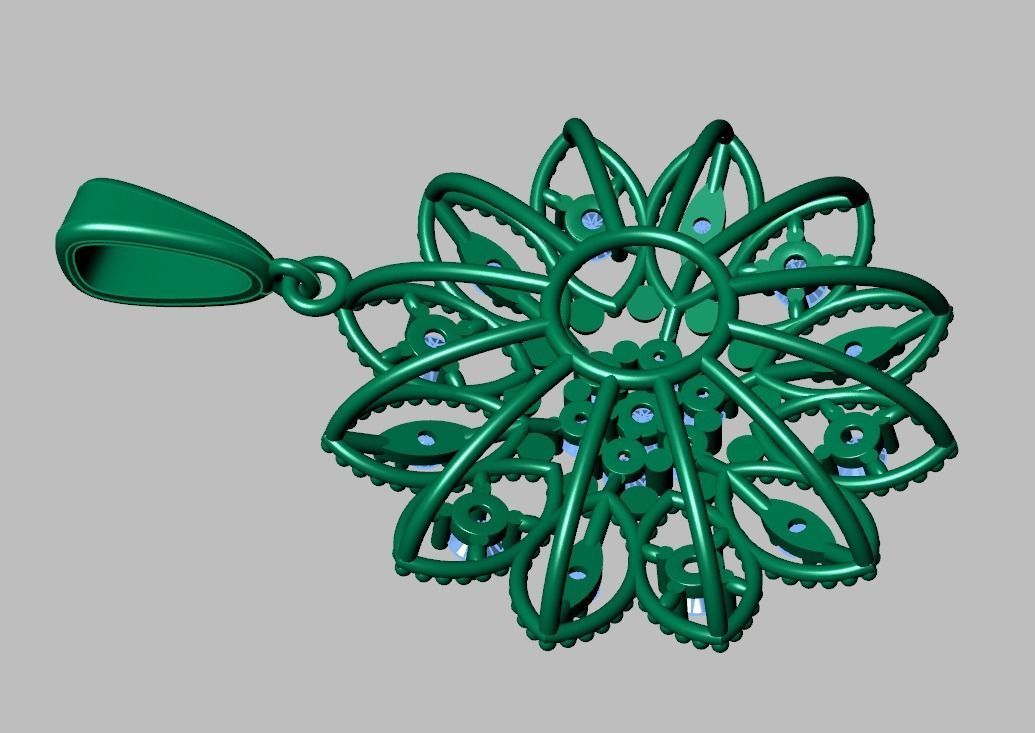 Pendant Model 3D 0204 printable model-11 3D print model_10
