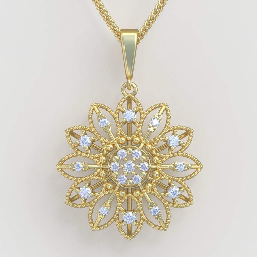 Pendant Model 3D 0204 printable model-11 3D print model_3