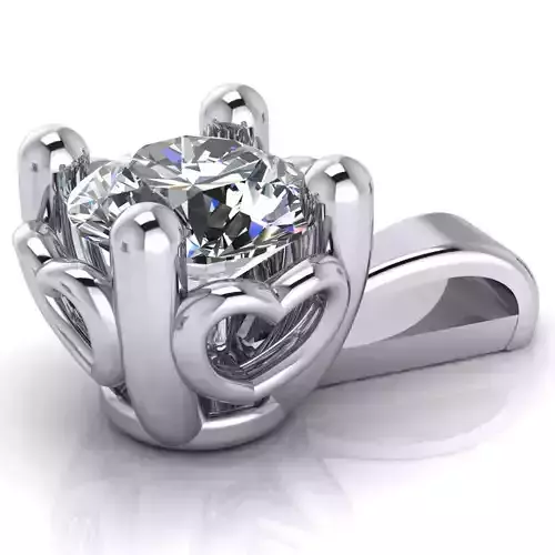Heart Shaped Pendant - Various sizes 3D print model