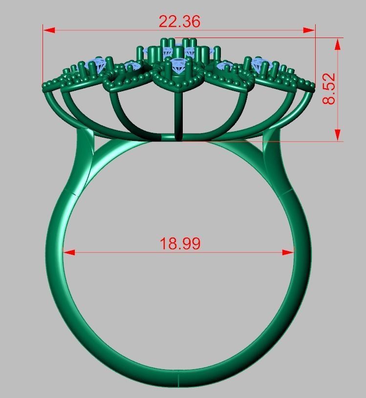 Ring 3D model 0296 3D printable model 3D print model_8