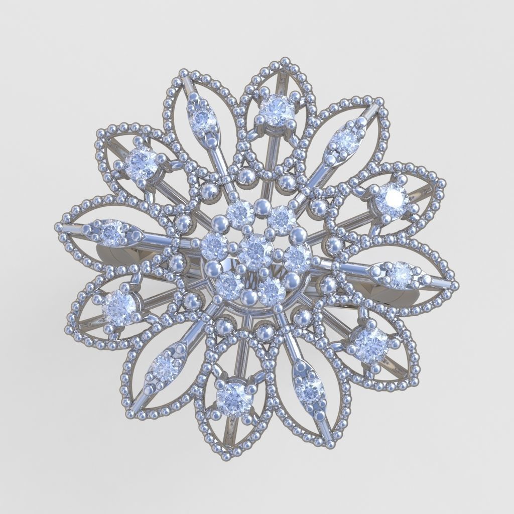 Ring 3D model 0296 3D printable model 3D print model_1