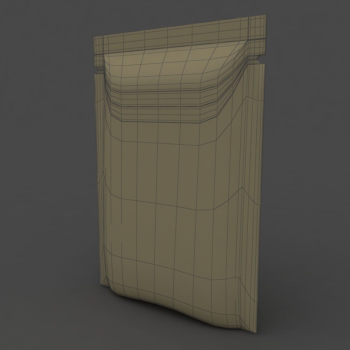 Plastic Sachet 3D model_6