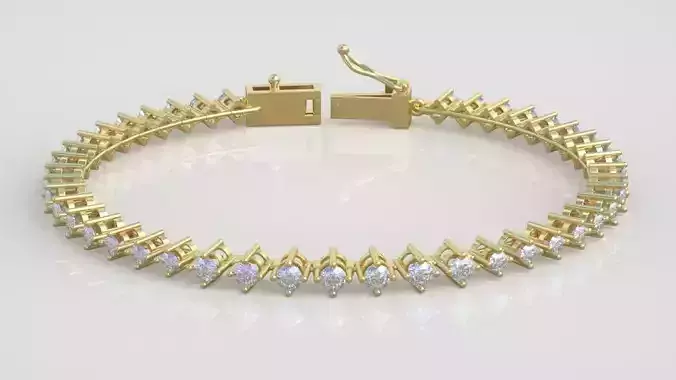 Exclusive Bracelet model 3D printable model 0069-13