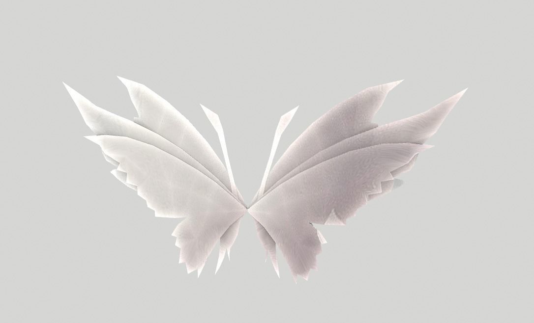 Butterfly Wing Low-poly 3D model_16