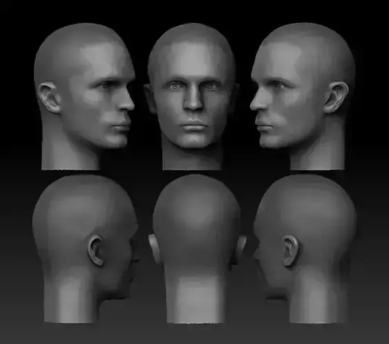 ONE6 SCALE HEAD - STARKILLER - STAR WARS FORCE UNLEASHED 3D print model
