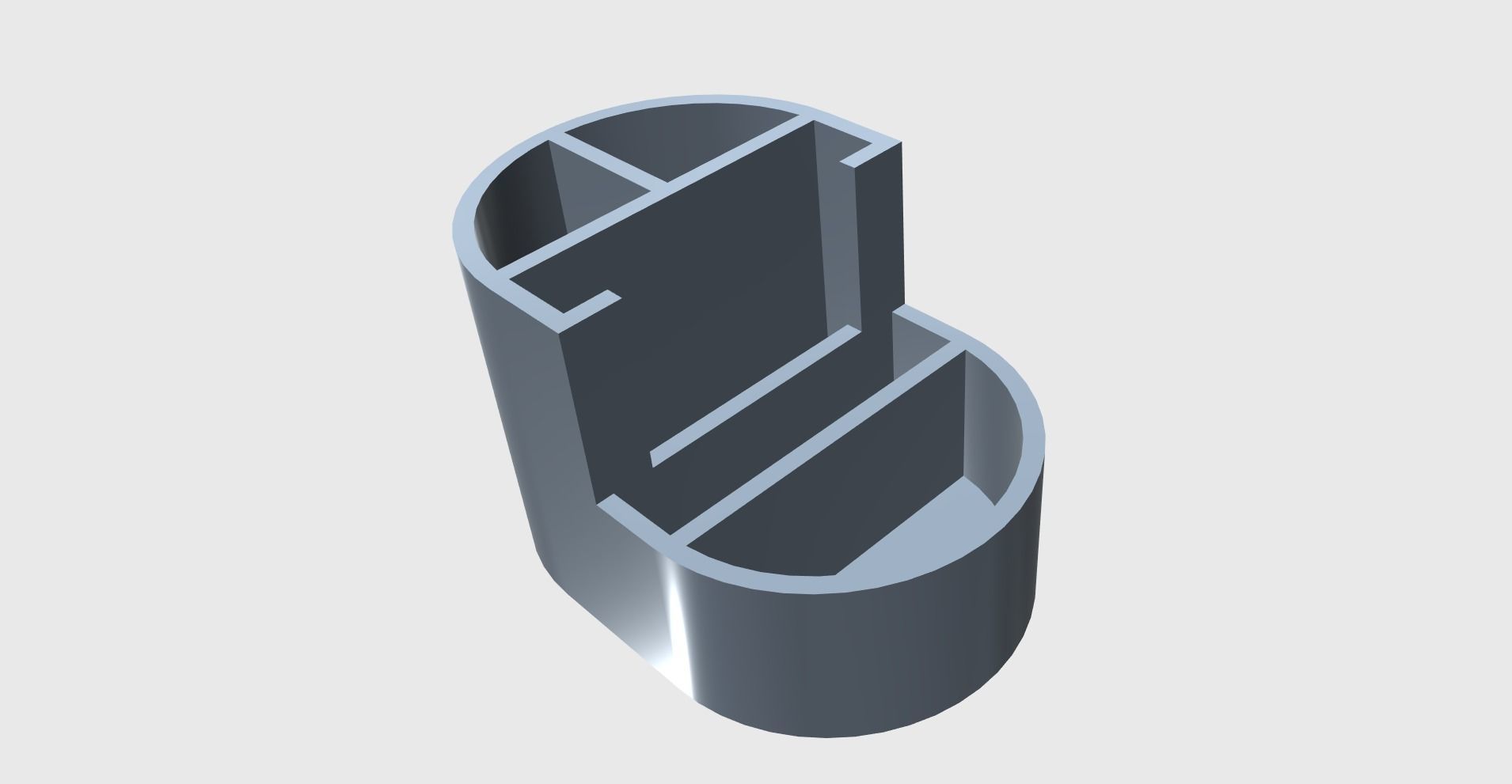 Pencil paper phone holder easy print 3D print model_9