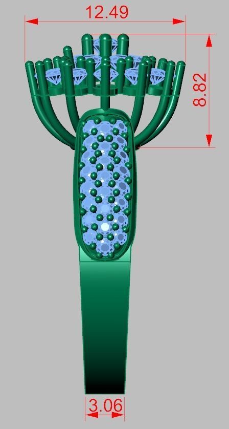 Ring 3D model 0300 3D printable model 11 3D print model_16