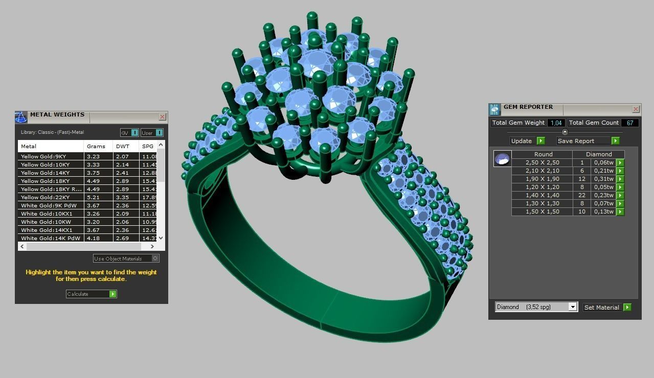 Ring 3D model 0300 3D printable model 11 3D print model_15