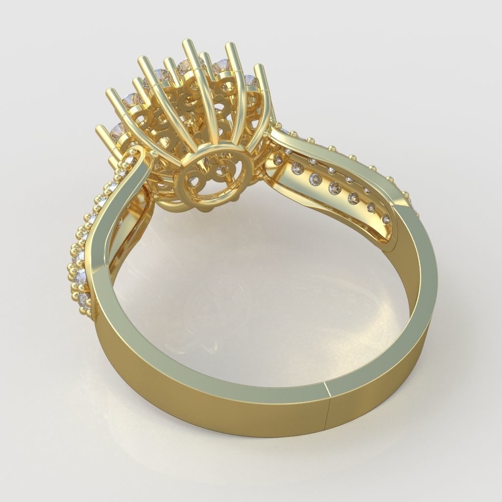Ring 3D model 0300 3D printable model 11 3D print model_8