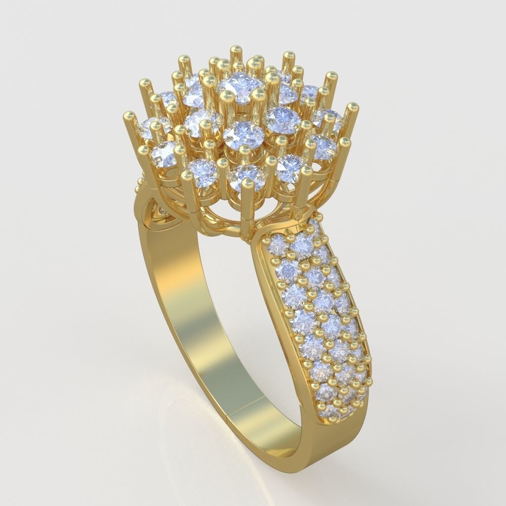 Ring 3D model 0300 3D printable model 11 3D print model_3