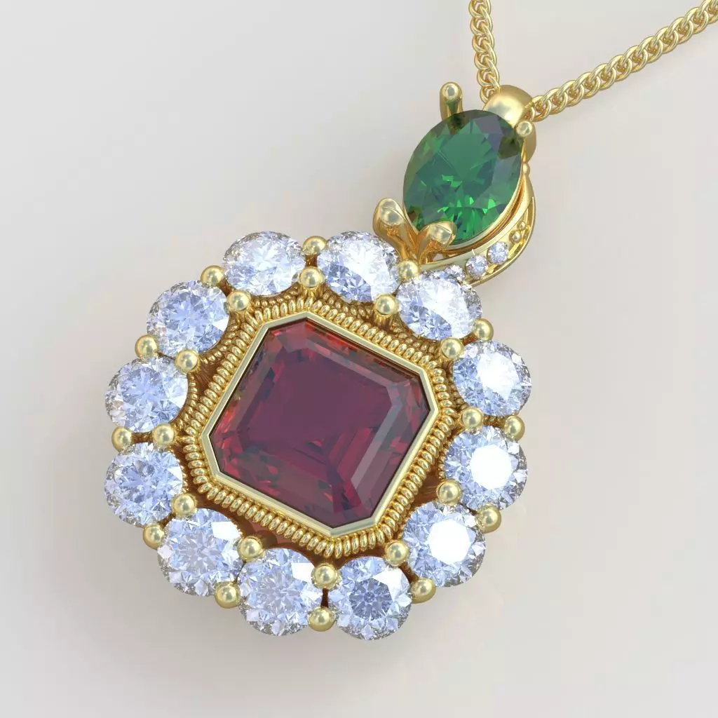 Exclusive Pendant model 3D 0206 printable model15 3D print model
