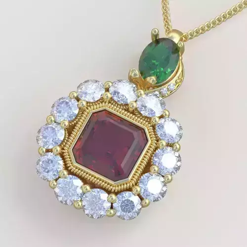 Exclusive Pendant model 3D 0206 printable model15 3D print model