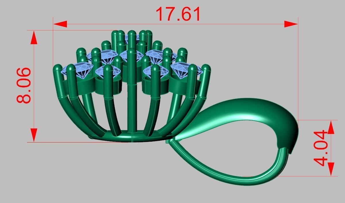 Exclusive Pendant model 3D 0207 printable model6 3D print model_8