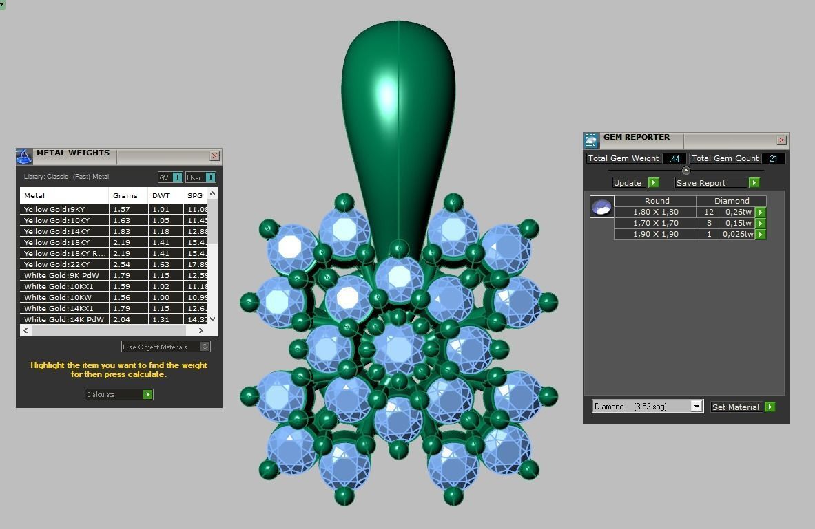 Exclusive Pendant model 3D 0207 printable model6 3D print model_9