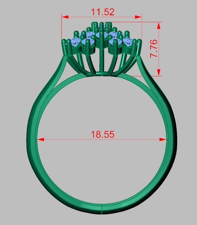 Ring 3D model 0301 3D printable model 12 3D print model_15