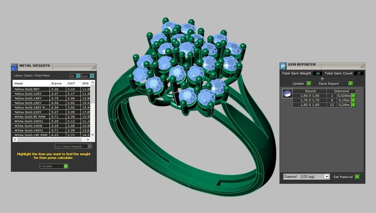 Ring 3D model 0301 3D printable model 12 3D print model_12