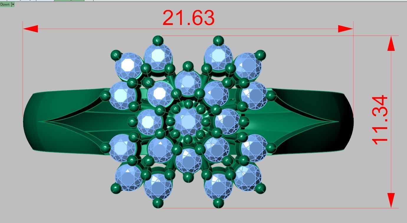 Ring 3D model 0301 3D printable model 12 3D print model_11