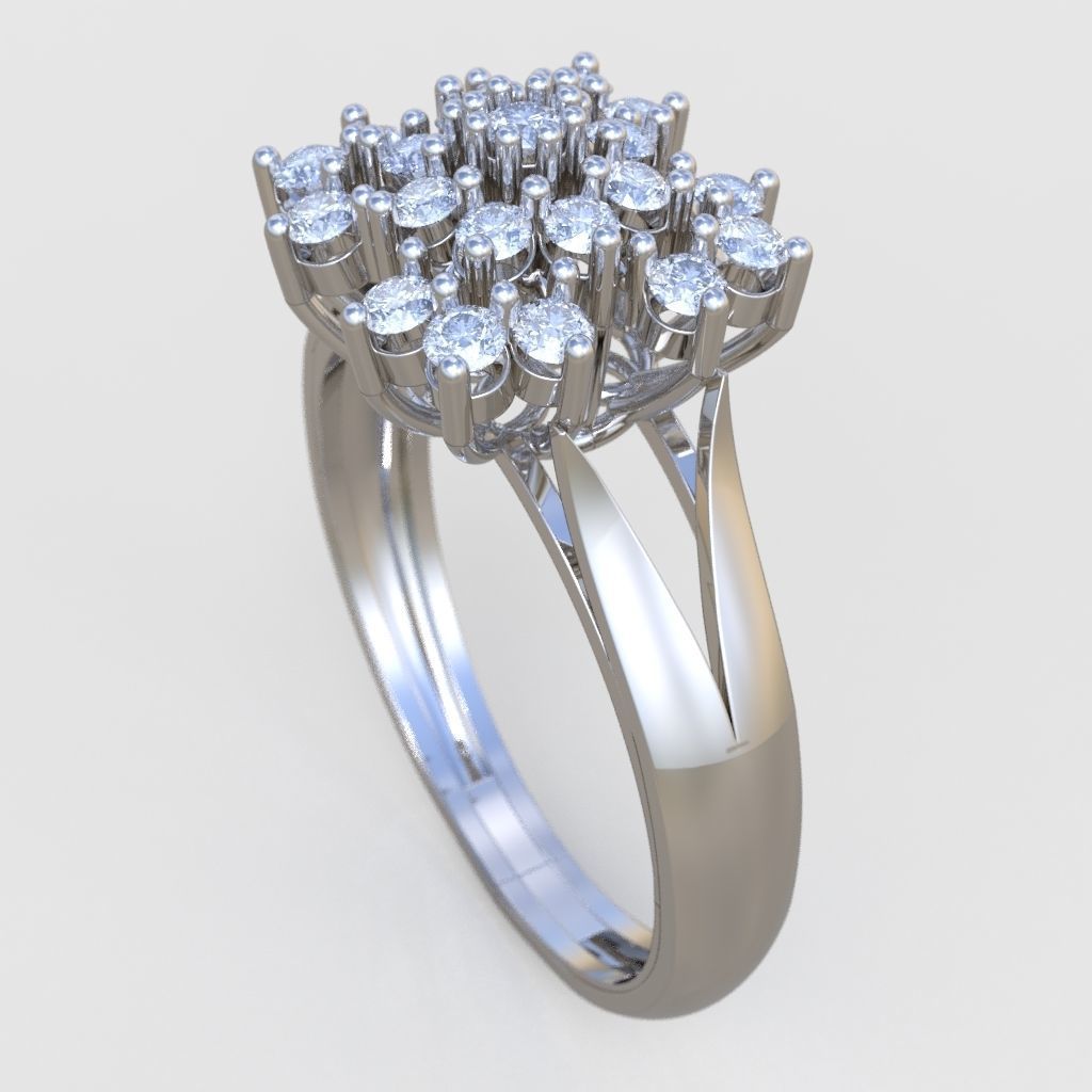 Ring 3D model 0301 3D printable model 12 3D print model_2