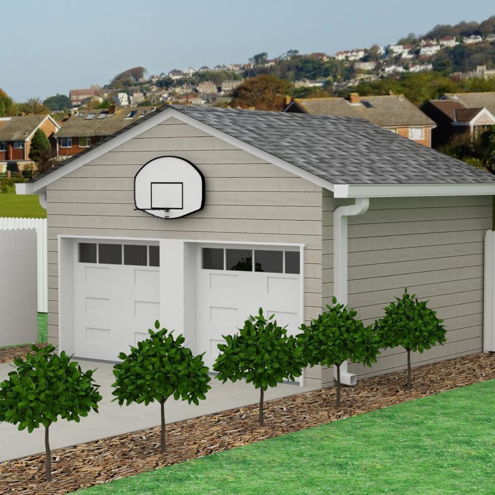 Garage Scene in obj and fbx formats 3D model_2