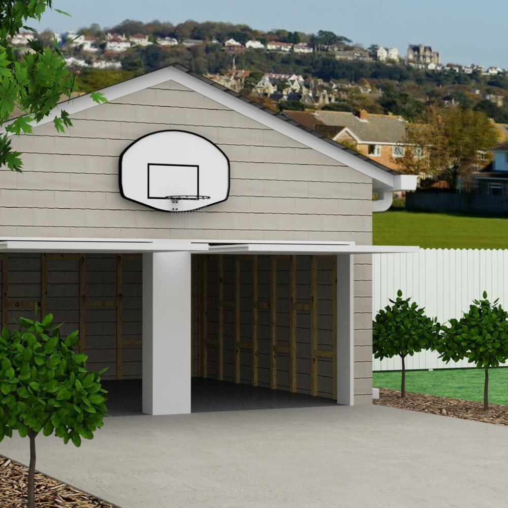 Garage Scene in obj and fbx formats 3D model_4