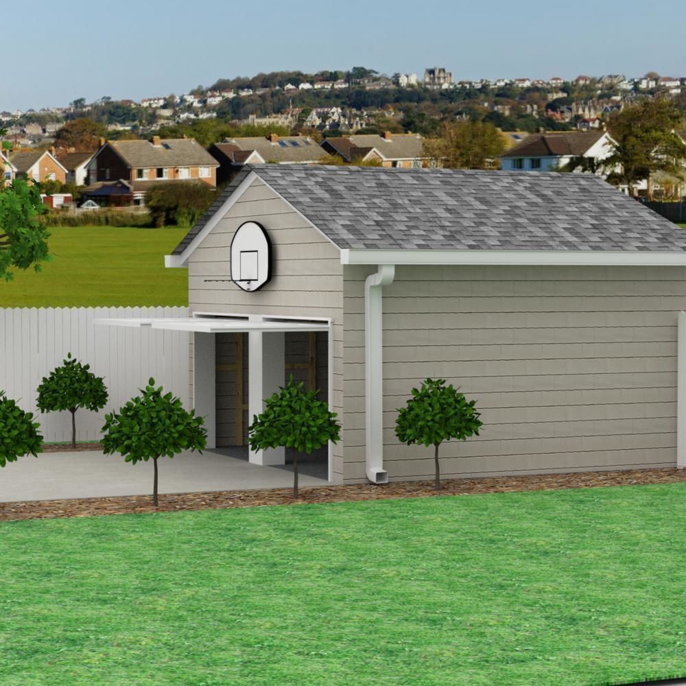 Garage Scene in obj and fbx formats 3D model_7