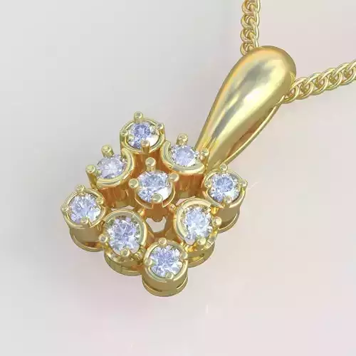 Exclusive Pendant model 3D 0208 printable model10