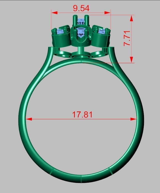 Ring 3D model 0302 3D printable model  6 3D print model_14