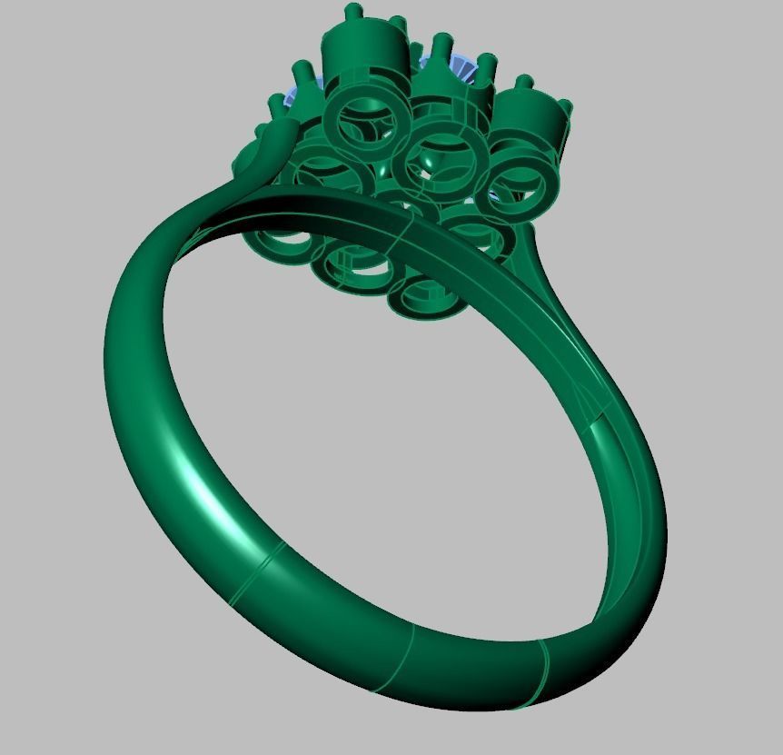 Ring 3D model 0302 3D printable model  6 3D print model_10