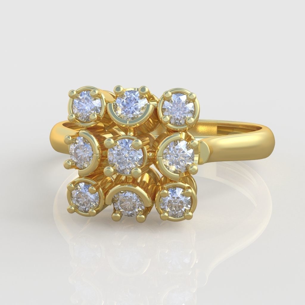 Ring 3D model 0302 3D printable model  6 3D print model_4