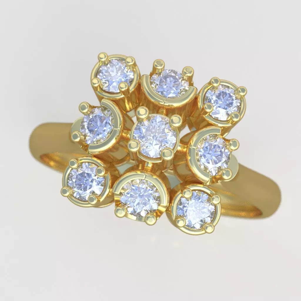 Ring 3D model 0302 3D printable model  6 3D print model_0