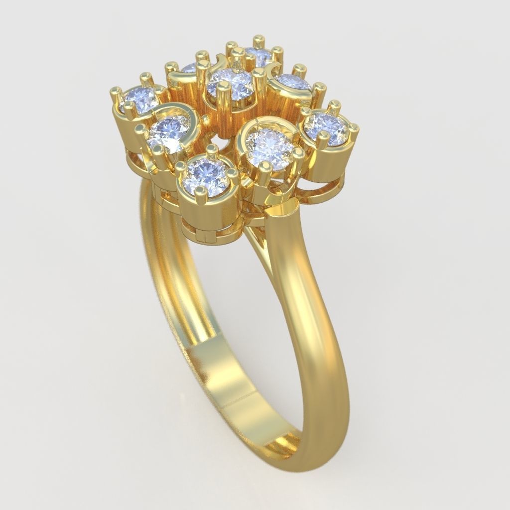 Ring 3D model 0302 3D printable model  6 3D print model_3