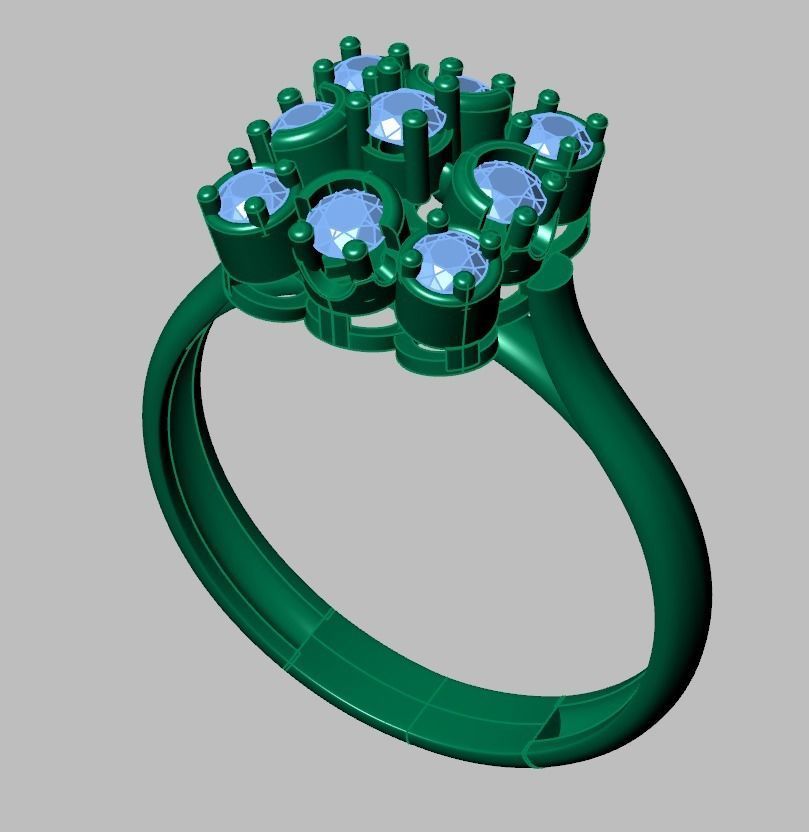 Ring 3D model 0302 3D printable model  6 3D print model_16
