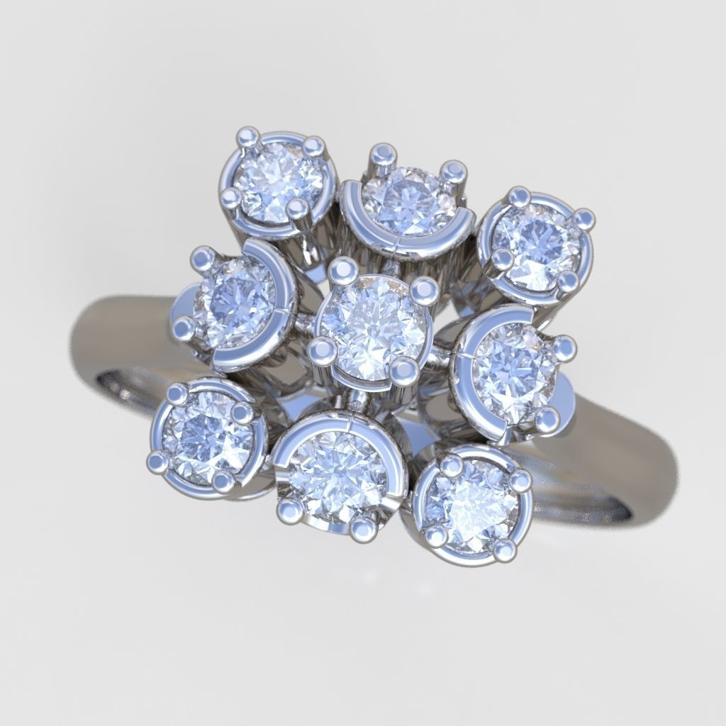 Ring 3D model 0302 3D printable model  6 3D print model_1